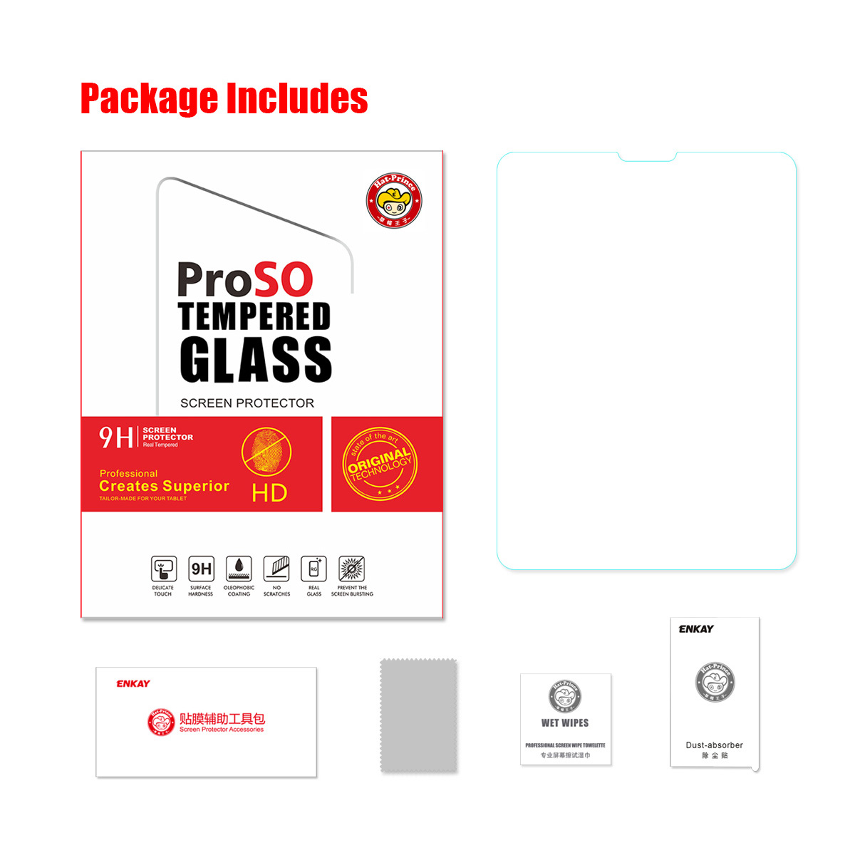 ENKAY-12Pcs-9H-Crystal-Clear-Anti-Explosion-Anti-Scratch-Tempered-Glass-Screen-Protector-for-iPad-Pr-1730562-7